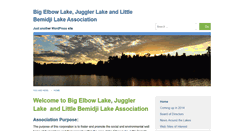 Desktop Screenshot of elbowjugglerlittlebemidjilakes.com