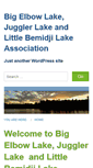 Mobile Screenshot of elbowjugglerlittlebemidjilakes.com
